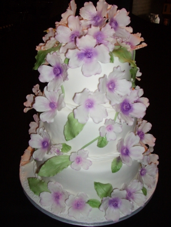Lavender Flower Cake
